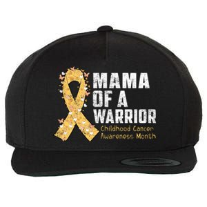 Mama Of A Warrior Hood Cancer Awareness Gift Wool Snapback Cap