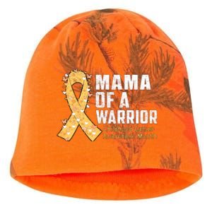 Mama Of A Warrior Hood Cancer Awareness Gift Kati - Camo Knit Beanie