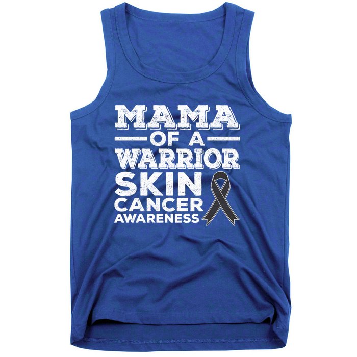 Mama Of A Warrior Skin Cancer Awareness Mom Gift Tank Top