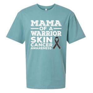 Mama Of A Warrior Skin Cancer Awareness Mom Gift Sueded Cloud Jersey T-Shirt