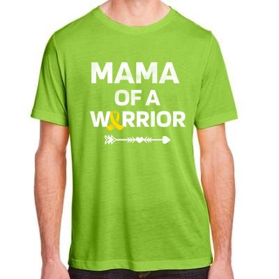 Mama Of A Warrior Dipg Awareness Hood Cancer Warrior Great Gift Adult ChromaSoft Performance T-Shirt