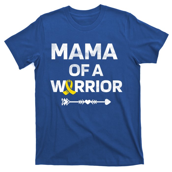 Mama Of A Warrior Dipg Awareness Hood Cancer Warrior Great Gift T-Shirt