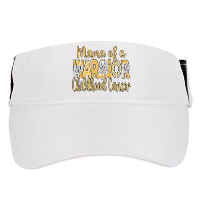 Mama Of A Warior Childhood Cancer Adult Drive Performance Visor