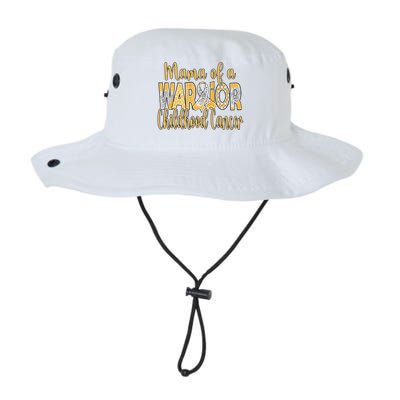 Mama Of A Warior Childhood Cancer Legacy Cool Fit Booney Bucket Hat