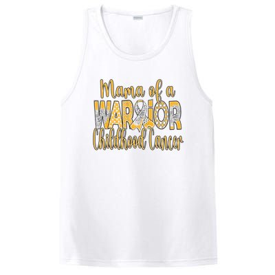 Mama Of A Warior Childhood Cancer PosiCharge Competitor Tank