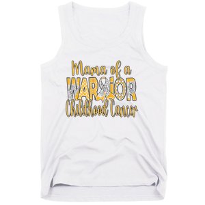 Mama Of A Warior Childhood Cancer Tank Top