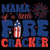 Mama Of A Little Firecracker Family Matching 4th Of July 16oz Travel Tumbler