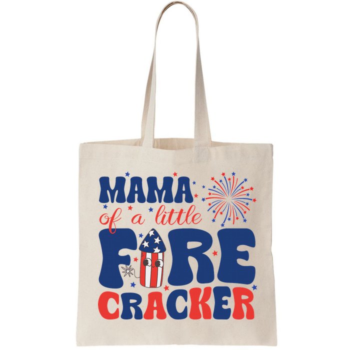 Mama Of A Little Firecracker Family Matching 4th Of July Bag