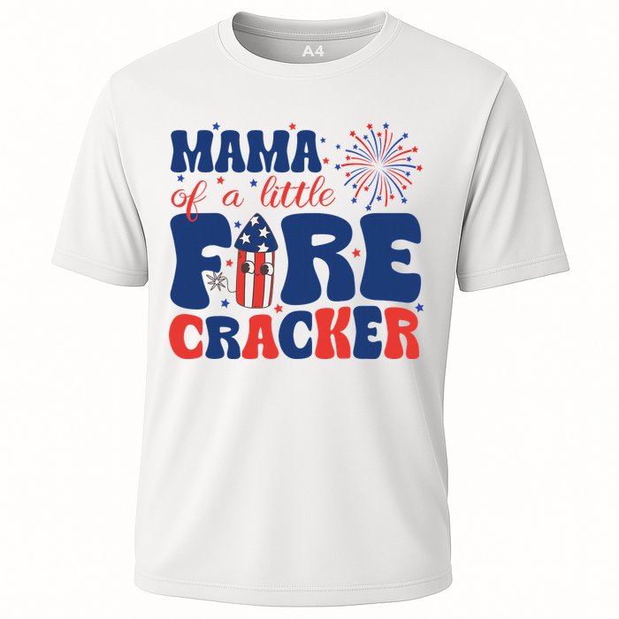 Mama Of A Little Firecracker Family Matching 4th Of July Performance Shirt