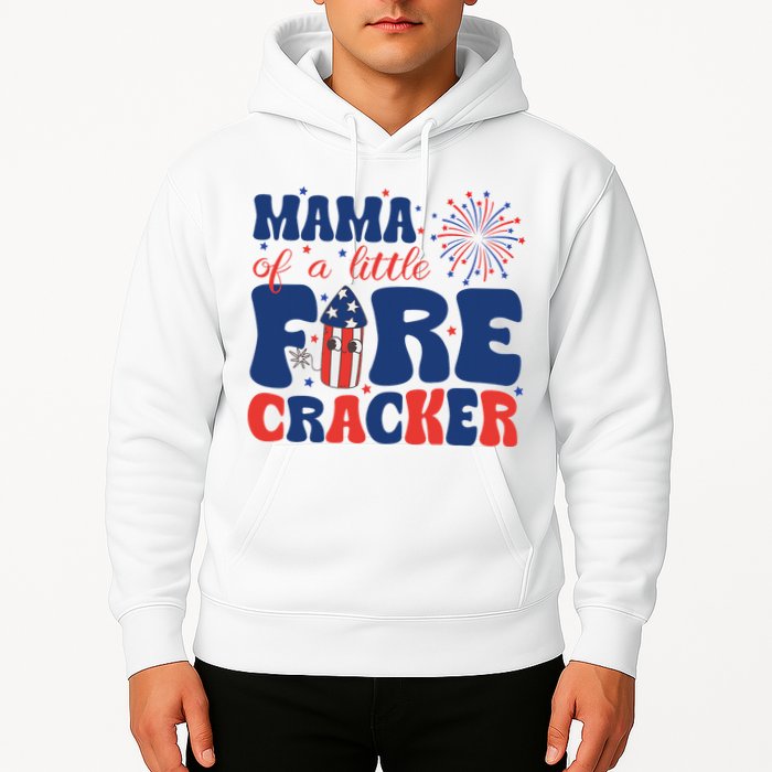 Mama Of A Little Firecracker Family Matching 4th Of July Hoodie