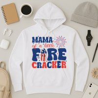 Mama Of A Little Firecracker Family Matching 4th Of July Hoodie