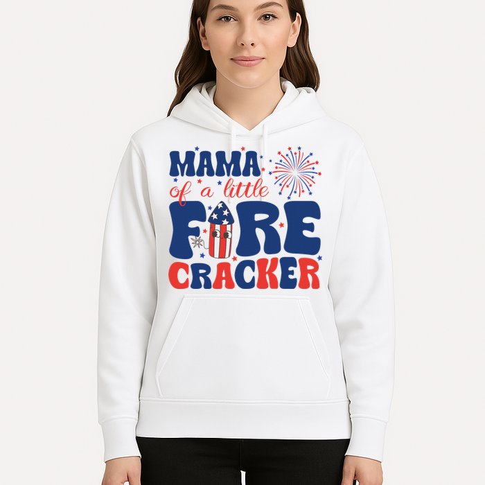 Mama Of A Little Firecracker Family Matching 4th Of July Hoodie