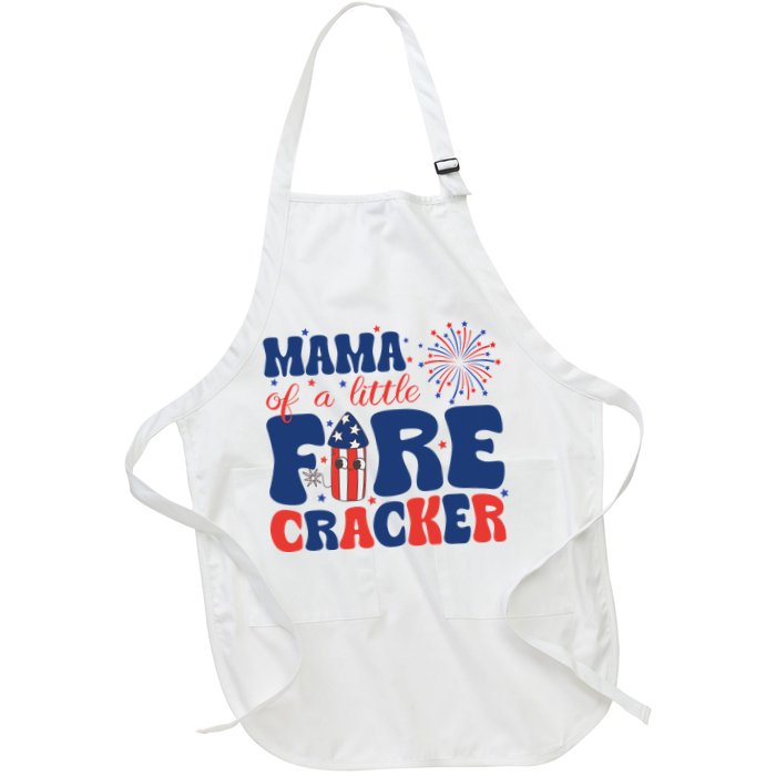 Mama Of A Little Firecracker Family Matching 4th Of July Apron