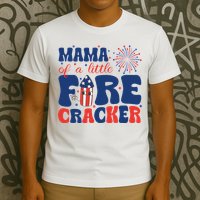 Mama Of A Little Firecracker Family Matching 4th Of July T-Shirt