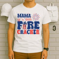 Mama Of A Little Firecracker Family Matching 4th Of July T-Shirt