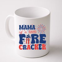 Mama Of A Little Firecracker Family Matching 4th Of July Mug