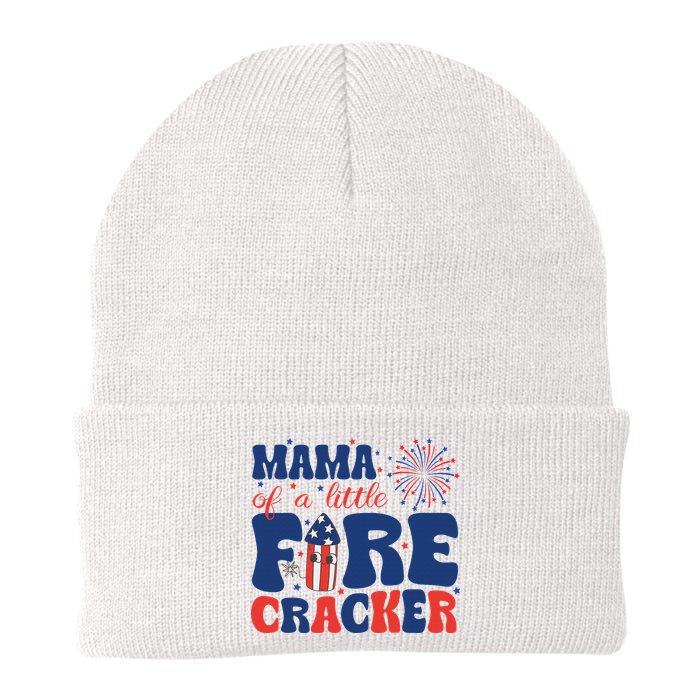 Mama Of A Little Firecracker Family Matching 4th Of July Beanie
