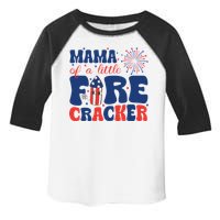 Mama Of A Little Firecracker Family Matching 4th Of July Toddler Fine Jersey T-Shirt