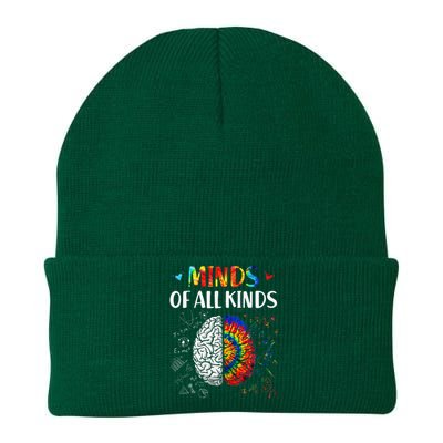 Minds Of All Kinds Neurodiversity Autism Awareness Adhd Asd Knit Cap Winter Beanie