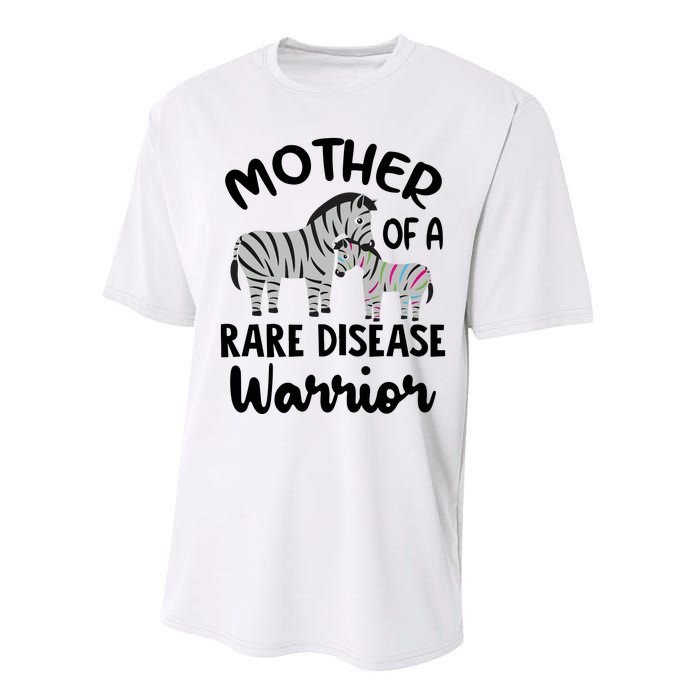 Mother Of A Rare Disease Warrior Performance Sprint T-Shirt