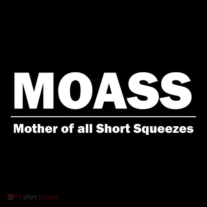 MOASS Mother of all Short Squeezes Flexfit Unipanel Trucker Cap