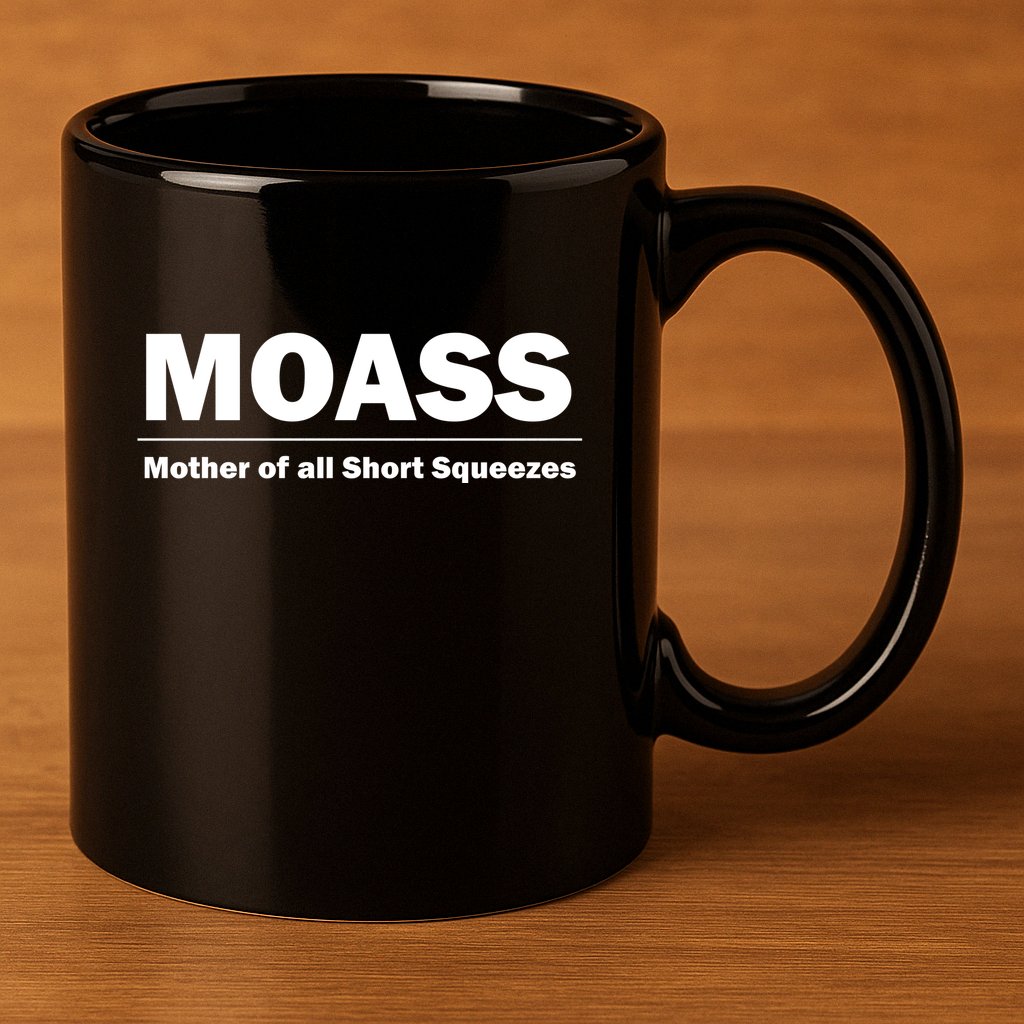 MOASS Mother of all Short Squeezes 11oz C Handle Ceramic Mug