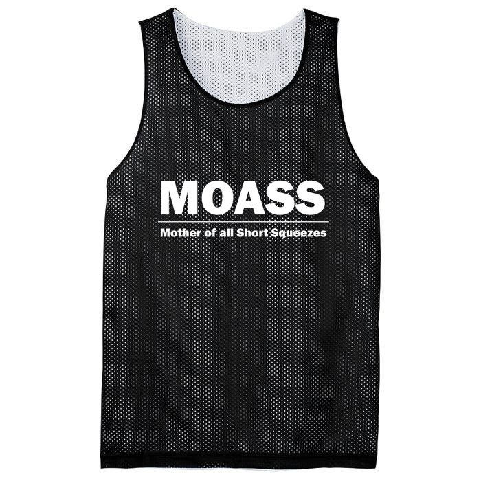 MOASS Mother of all Short Squeezes Mesh Reversible Basketball Jersey Tank