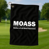 MOASS Mother of all Short Squeezes Golf Towel