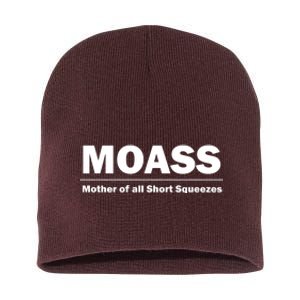 MOASS Mother of all Short Squeezes Short Acrylic Beanie