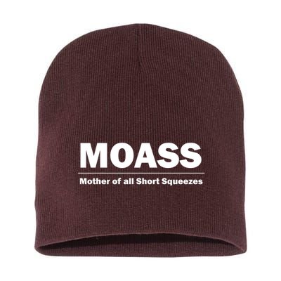 MOASS Mother of all Short Squeezes Short Acrylic Beanie