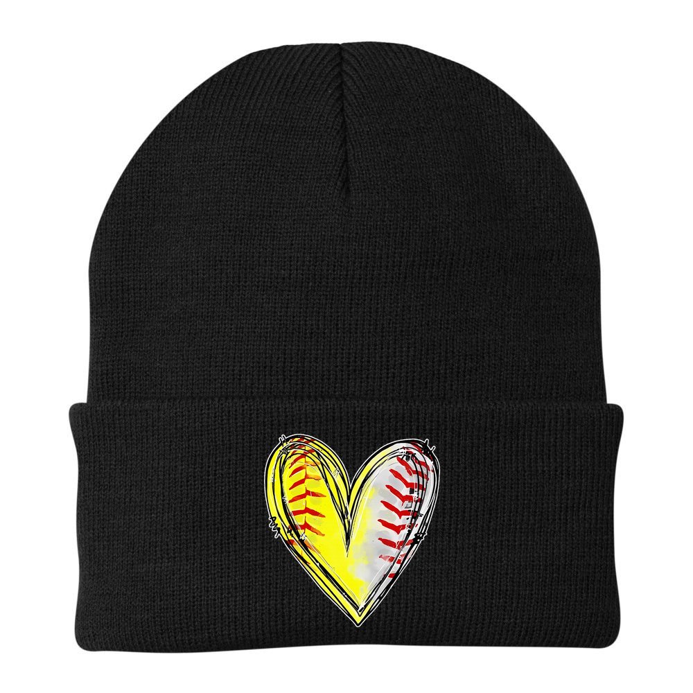 Mom Of Both Baseball Softball Mom Mothers Day Beanie