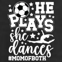 Mom Of Both Dancing & Soccer Mom Of A Dancer & Soccer Player Golf Towel