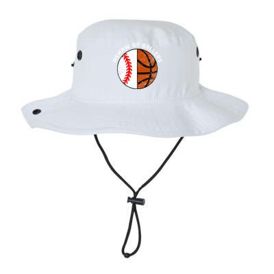 Memaw Of Ballers Funny Baseball Basketball Grandma Memaw Gift Legacy Cool Fit Booney Bucket Hat