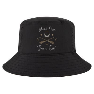 Moons Out Brooms Out Funny Pagan Witch Moon Cycle Gift Funny Gift Cool Comfort Performance Bucket Hat