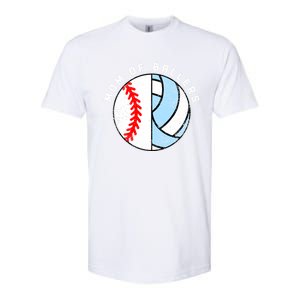 Mom Of Ballers Funny Baseball Volleyball Mom Gift Softstyle CVC T-Shirt