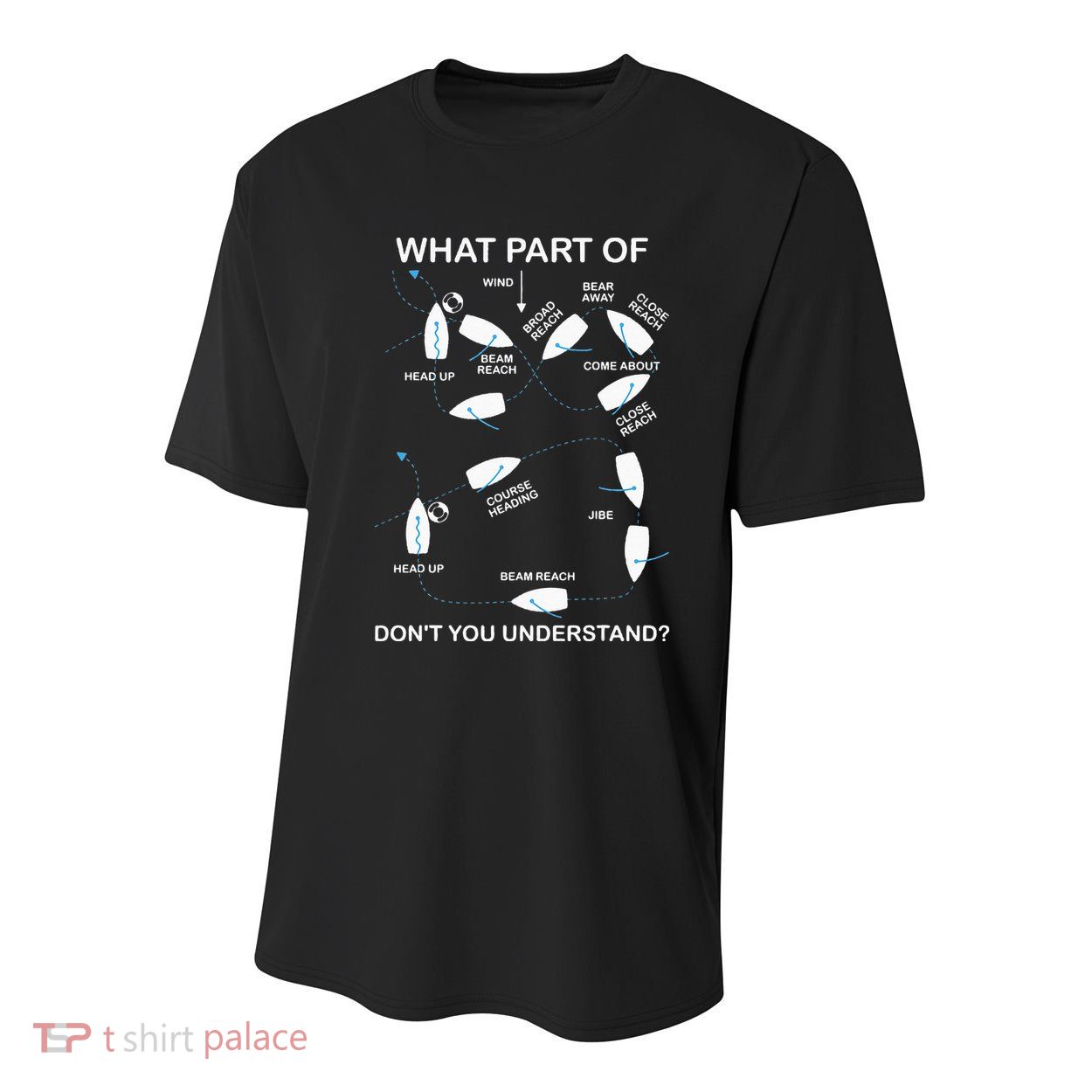 Man Over Board Manoeuvre Sailing Ship Sailor Youth Performance Sprint T-Shirt