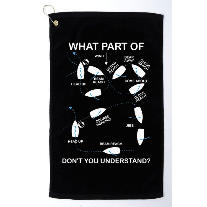 Man Over Board Manoeuvre Sailing Ship Sailor Golf Towel