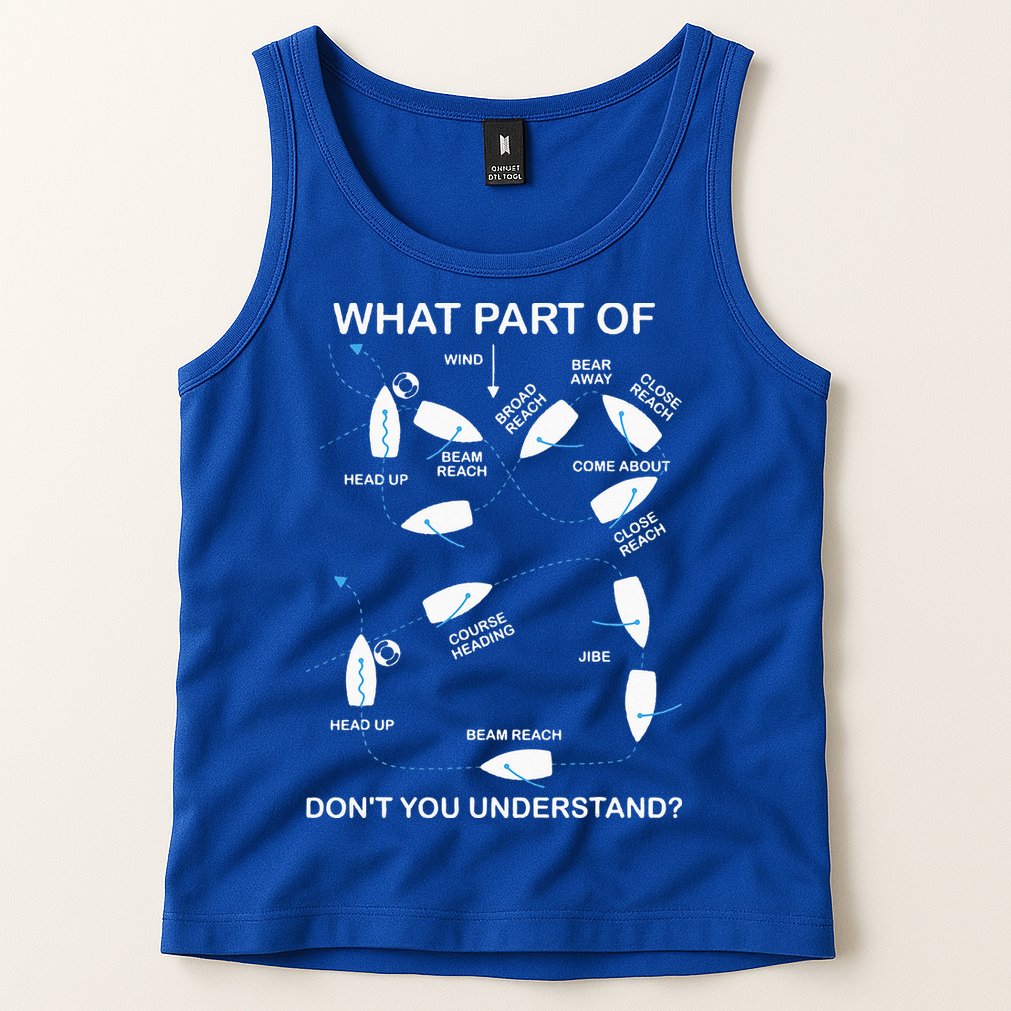 Man Over Board Manoeuvre Sailing Ship Sailor Tank Top