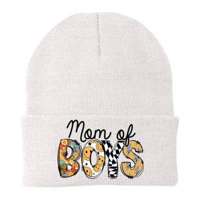 Mom Of Boy Leopard Mom Knit Cap Winter Beanie