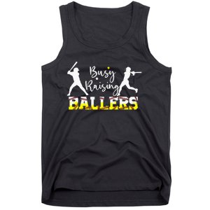 Mom Of Both Baseball Son Softball Daughter Tank Top