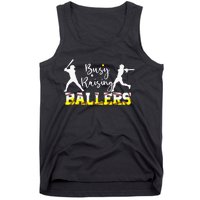 Mom Of Both Baseball Son Softball Daughter Tank Top