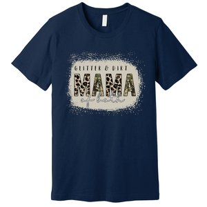 Mama Of Both Bleached & Dirt Mama Of Both Camo Premium T-Shirt