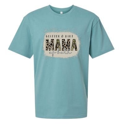 Mama Of Both Bleached & Dirt Mama Of Both Camo Sueded Cloud Jersey T-Shirt