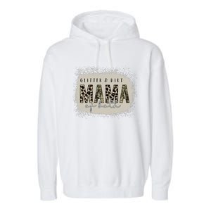 Mama Of Both Bleached & Dirt Mama Of Both Camo Garment-Dyed Fleece Hoodie