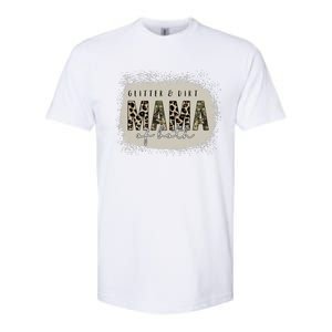 Mama Of Both Bleached & Dirt Mama Of Both Camo Softstyle CVC T-Shirt