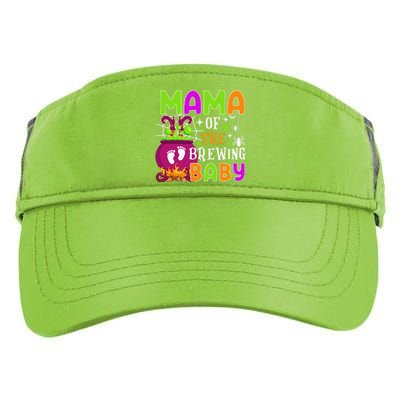 Mama Of Brewing Baby Halloween Theme Baby Shower Spooky Adult Drive Performance Visor