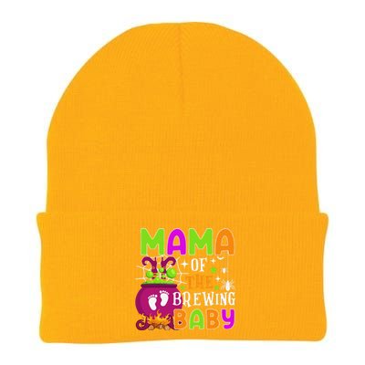 Mama Of Brewing Baby Halloween Theme Baby Shower Spooky Knit Cap Winter Beanie