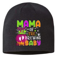 Mama Of Brewing Baby Halloween Theme Baby Shower Spooky Sustainable Beanie