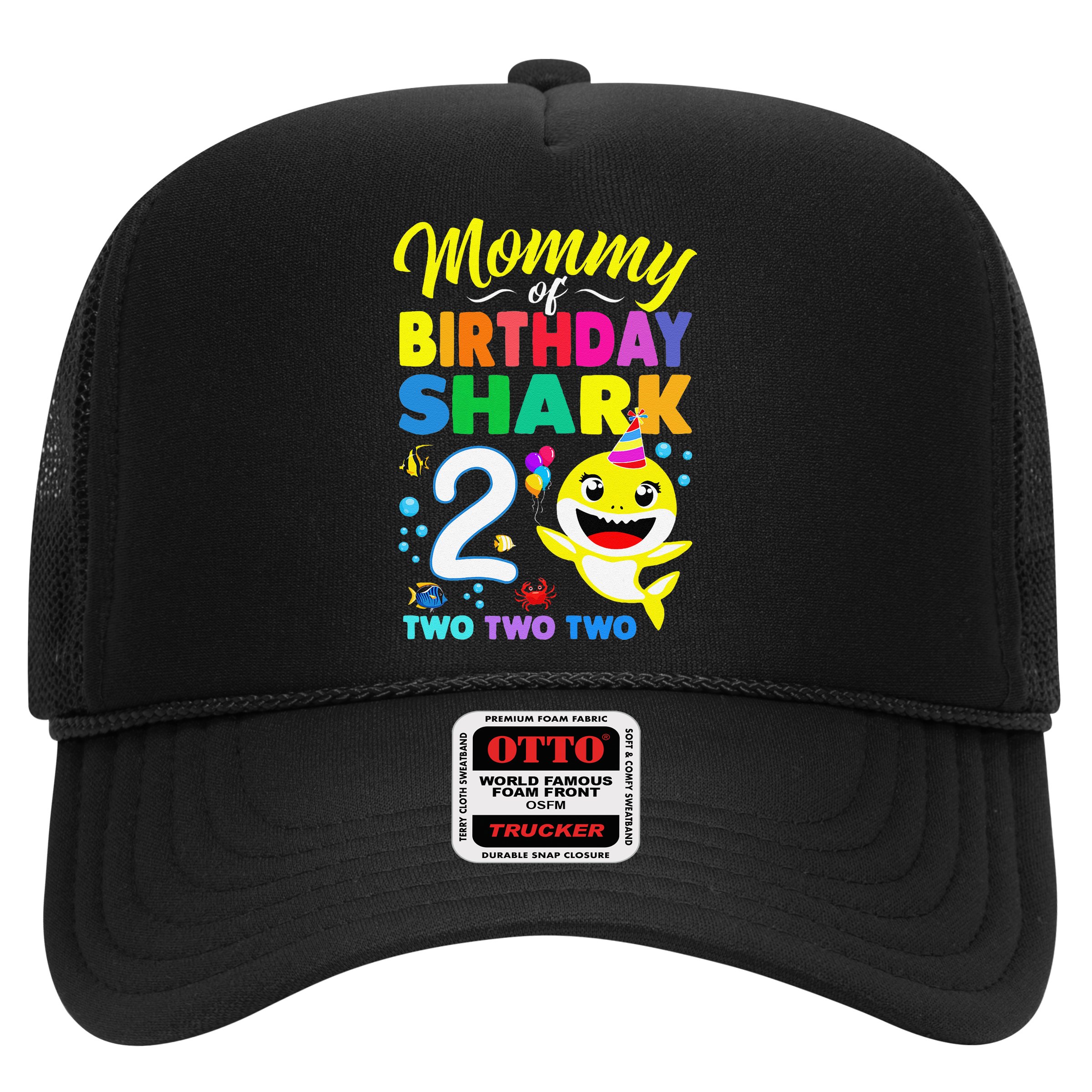 Mommy Of Birthday Shark 2nd Matching Oufit Party For Family Hat