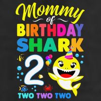 Mommy Of Birthday Shark 2nd Matching Oufit Party For Family Hat